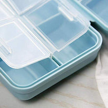 BGSFF Portapillole Portapillole 7 Griglie per ridurre i Cattivi odori Organizer Porta medicinali Pink Tuba