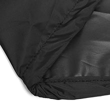 CLJ LWY Protezione Contro la Polvere Nera Copertura riscaldatore per Patio da Giardino Protezione per mobili Rotonda Esterna con Coulisse per Uso Esterno (220 cm x 86 cm)