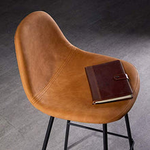 HLL Sgabelli, Cuoio Dell'Unità Di Elaborazione Bar Stool Dining Chair, Pianale da Cucina Sgabelli, 6 Colori/Marrone, 65Cm Altezza Seduta Design Moderno,Grigio Scuro,45X43X65Cm
