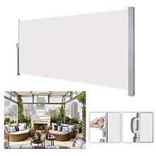 YUNSHAO Tendalino Laterale 160 x 300 cm, Tenda da Sole Laterale Avvolgibile, con Maniglia, Antivento, Anti UV, Protezione Privacy, Utilizzata in Balcone, Cortile e Giardino di Casa (Color : Beige)