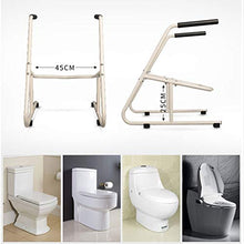 Sgabello WC Servizi igienici bracciolo Mensola bagno privato servizi igienici Ringhiera igienici Sicurezza Ringhiera Medical Aid lungo spugna corrimano Grab Bar Adatto for la maggior parte Sedili Vasi