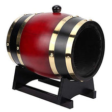 Botte di invecchiamento in rovere, botte di whisky 3L barile di vino per famiglie barile di birra barile di legno barile di birra barile di quercia per vino, ecc(Vino rosso 3L)