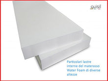 Guisil Materasso H 20 Water Foam Poliuretano ESPANSO Ortopedico in Tessuto 170X190