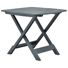 Festnight Tavolo da Giardino Pieghevole Verde 79x72x70 cm Tavolo da Giardino da Balcone Richiudibile in Plastica Tavolo da Campeggio