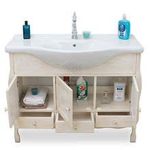 Shop Chic ARREDO BAGNO COUNTRY AVORIO DECAPE 100% ARTIGIANALE CON LAVABO