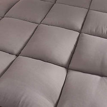 Futon - Materassino pieghevole in tinta unita Tatami, singolo, matrimoniale, per tenere al caldo in inverno, morbido tappetino per dormitorio, per studenti, singolo, matrimoniale, grigio, completo