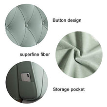 WENZHE Cuscino Testiera Letto Cuscini Lettura Capezzale, Schienale Cuscino Lombare Prevenzione Collisioni, Usato per Camera Letto Caffetteria, Personalizzabile (Color : B-Brown, Size : 90x60x12cm)
