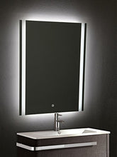 Yellowshop - Specchio Specchiera Cm L.60 x H.80 A Luce LED Retroilluminato Filo Muro Bagno Design Moderno con Touch Modello Vertical 68