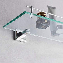 GDFEH Scaffale per Il Bagno Scaffale per disabili Montaggio a Parete Bagno Stampaggio Organizer Shelf Scaffale in Vetro temperato