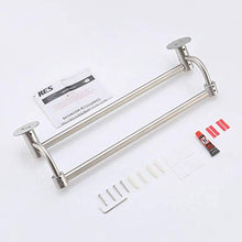 KES BTH207DG-2-KES - Portasciugamani regolabile da 14 a 61 cm, in acciaio INOX SUS304, con finitura spazzolata