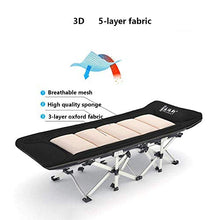 ZHANGYY Lettino da Campeggio Pieghevole Leggero e Resistente con Materasso, Lettino da Campeggio Pieghevole, Letto per Dormire, per Adulti Prendere Il Sole in Spiaggia, Patio, Spiaggia, escursionism