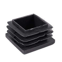 Dasorende Plastic Inserti per Tubi Quadrati Inserti di Chiusura 30mm X 30mm 30 Pezzi Neri