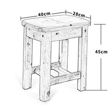 Accessori da bagno - personalità legno massello impermeabile antiscivolo Stabile Sicurezza Comfort Bath Chair cambiare le scarpe Sgabello anziani / disabili / incinta superficie curva presidente Max.2