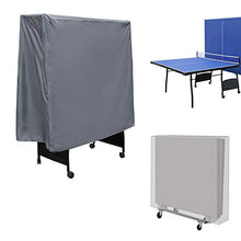YXNN Copertura da Tavolo da Ping-Pong Coperchio Resistente intemperie di Tutti i Meteo Coperchio da Tavolo da Ping Pong da Interno Grigio 152 * 52 * 144 cm