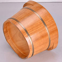 NUBAOgy Vasca per Pediluvio in Rovere per Adulti Vasca per Pediluvio in Legno Vasca per Pediluvio in Pedicure Vasca Idromassaggio per Massaggi Cura della Salute Regalo 25 Cm