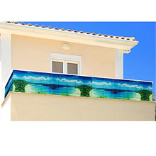 WYYUE Balcone Protezione della Privacy Schermo Resistente alle intemperie Protezione da Raggi Recinzione Copertura per Balcone Polyester per Giardino Esterni Balconi,90 * 300cm