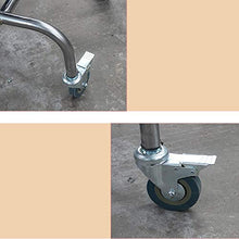 YIN YIN Carrello per Ripiani Carrello a Ripiani, Mobile Ristorante in Metallo, Grande capacità Ristorante Hotel di Grandi Dimensioni, 81X44X93 CM Carrello a rulli (Size : 81x44x93cm)