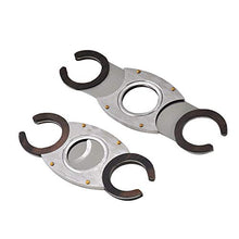 AUEDC Acciaio Inossidabile Cigar Cutter, Portatile dell'Acciaio Inossidabile Cigar Cutter Doppia Lama, Sigaro Strumento Sigaro ghigliottina per Migliori sigari Scelta Multipla,D