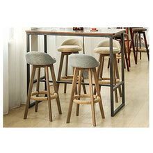 XIN CHANG LWH Sgabello da Sgabello, Sedia da Salotto in Legno in Stile retrò con Sgabello da Bar dello Schienale for Cucina Sala da Pranzo Patio conservatorio, Altezza del Sedile: 73 cm (Color : #7)