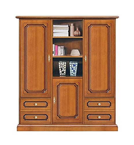 Made in Italy Armadio 3 Ante e 4 cassetti