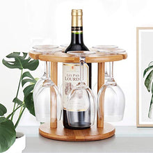 Wine Glass Rack Decorazioni Bottiglia di Vino Wine Rack Rack casa Wine Rack Espositore di Legno di bambù Coppa Rack