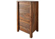 MASSIVMOEBEL24.DE Cassettiera in legno sheesham - oliato/grigio 60x50x120 BUENO #2003