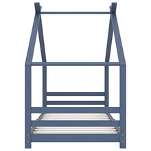 FAMIROSA Giroletto per Bambini Grigio in Massello di Pino 90x200 cm-9615