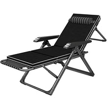 PAKUES-QO Lettini Pieghevoli Lettini Prendisole Patio Lounge Chair per Adulti | Sedia da Ufficio reclinabile con poggiapiedi e poggiatesta | Ponte all'aperto
