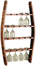 NSYNSY Portabottiglie Portabottiglie in Legno massello da Parete in Stile Europeo, portabottiglie da Appendere in Vetro per Vino e mensola per Cucina/Bar/Ristorante