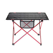 jiaju Tavoli da Picnic Tavolo Pieghevole, Tavolo Pieghevole Portatile Camping Mobilia da Esterno Computer Bed Tavolo da Picnic Scrivania in Lega di Alluminio Ultra Light Pieghevole (Size : Small)