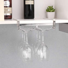 Regolabile Vino Cremagliera di Vetro,Acciaio Inossidabile Portabicchieri da Vino Assemblaggio Facile Cremagliera del Vino semplicità Tenere del Vino per La Cucina Bar