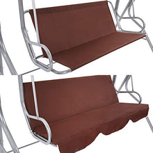 TecTake dondolo da giardino altalena da terrazza 3-posti a tre posti altalena terrazza Hollywood prato - disponibile in diversi colori - (Caffè | no. 402578)