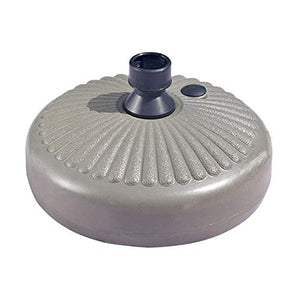 Base di Appoggio Standard in Plastica Base Rotonda per Ombrelloni per Ombrelloni Montante Dell'ombrellone in PE Supporto Ombrelloni A Parete Giardino Balcone Terrazza per Diametro 3.5-3.8cm