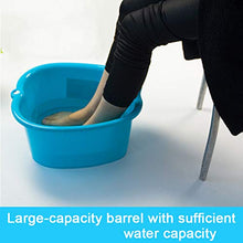 Piedi per vasca da bagno in plastica per pedicure, pedicure, disintossicazione per massaggi, bacino portatile per bagno, cucina, lavabo, secchio pieghevole per campeggio all'aperto