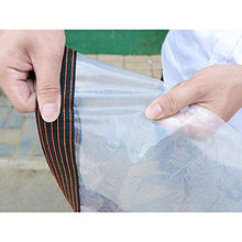 MHBGX Grande Tela Cerata Resistente, Teloni, Bordo Trasparente Ispessito Traforato Impermeabile Antipioia Finestra in Tessuto Di Plastica Balcone Fiore Raccolto Tela Cerata,3 × 4 M,3 × 4 M