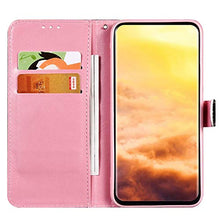 Robinsoni Custodia Compatibile con LG Q60 Cover Libretto Magnetica Cover Portafoglio Pelle PU Antiurto Cover Silicone Taccuino Cover 360 Gradi Animale Stampato Telefono Custodia Giglio
