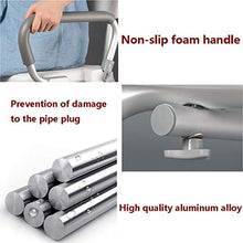 Sgabello da bagno per donne incinte anziane,Sedia da doccia regolabile in altezza,Sedile da vasca antiscivolo con tappetino antiscivolo,Può sopportare 100 kg ( Color : Bianca , Size : 43*36*67-79cm )