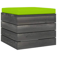 FAMIROSA Set Divani da Giardino su Pallet 6 pz con Cuscini Massello Pino-1862