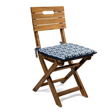 Celina Digby® Set di 2 cuscini impermeabili da giardino con comoda imbottitura in schiuma per esterni o veranda, dimensioni 36 x 36 cm, 35,6 x 35,6 cm (Casablanca)