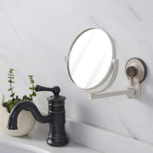 Dasorende Specchio Da Bagno Specchio Cosmetico Ingrandimento 1X / 3X Ventosa Specchio Da Trucco Regolabile Specchio Da Bagno un Doppia Faccia
