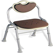 Sgabello da bagno Doccia / vasca da bagno Sgabelli lega di alluminio doccia Sedile Sgabello for / disabili Anti-Slip Anziani Mats doccia sedia regolabile in altezza con schienale 5 Bagno Sedile Heavy