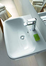 Lavabo Duravit DuraStyle 65cm con troppopieno, con Panca per Rubinetto, 1 Foro per Rubinetto, colorazione: Bianco - 2319650000