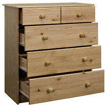 vidaXL Cassettiera 75x35x80,5 cm in Legno Massello di Pino