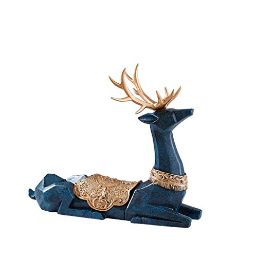 zlw-shop Portabottiglie Vino Deer Animal Supporto a Forma di Vino Supporto a Forma di Scultura del Vino for la casa Regali di Lusso Luce Governo del Vino Decorazioni Portabottiglie per Vino