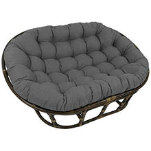 CUICI 67" Sostituzione Impermeabile Morbido Addensare Sedia,Pansan Doppia Aghi Sedile Cuscino,Poliestere Overstuffed per Il Giardino del Cortile-Grigio 172x120x15cm(68x47x6inch)