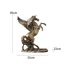 LHQ-HQ Bottiglia di Vino Wine Rack Rack Domestica Wine Rack Chilled Copper Horse Wine Bottle Holder Ornamento Governo del Vino Porch Wine Rack Decoration