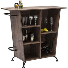 Kare Design - Mobile Bar Lady Rock, Noce