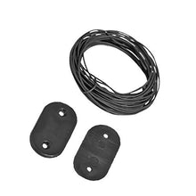 Ribimex PRBVT30GR Kit di Fissaggio per Telone Frangivista Ombreggiante con Filo e 30 Piastre, Colore Grigio