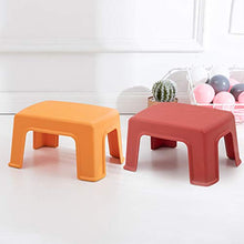 WINOMO Sgabello in Plastica per Uso Domestico Sgabello per Uso Domestico Addensare Soggiorno Cambiare Scarpa Panca Bagno Antiscivolo Bambino Sgabello per Ufficio a Casa Scuola Materna