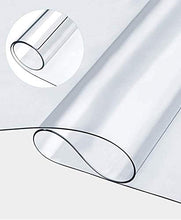 EUUHJK Proteggi scrivania in policarbonato con Retro Antiscivolo, Rettangolare, Trasparente (Color : Matte-1.5mm, Size : 45 * 90cm)